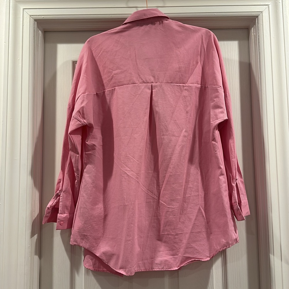 Pink Button-Up Shirt - Picture 3 of 6